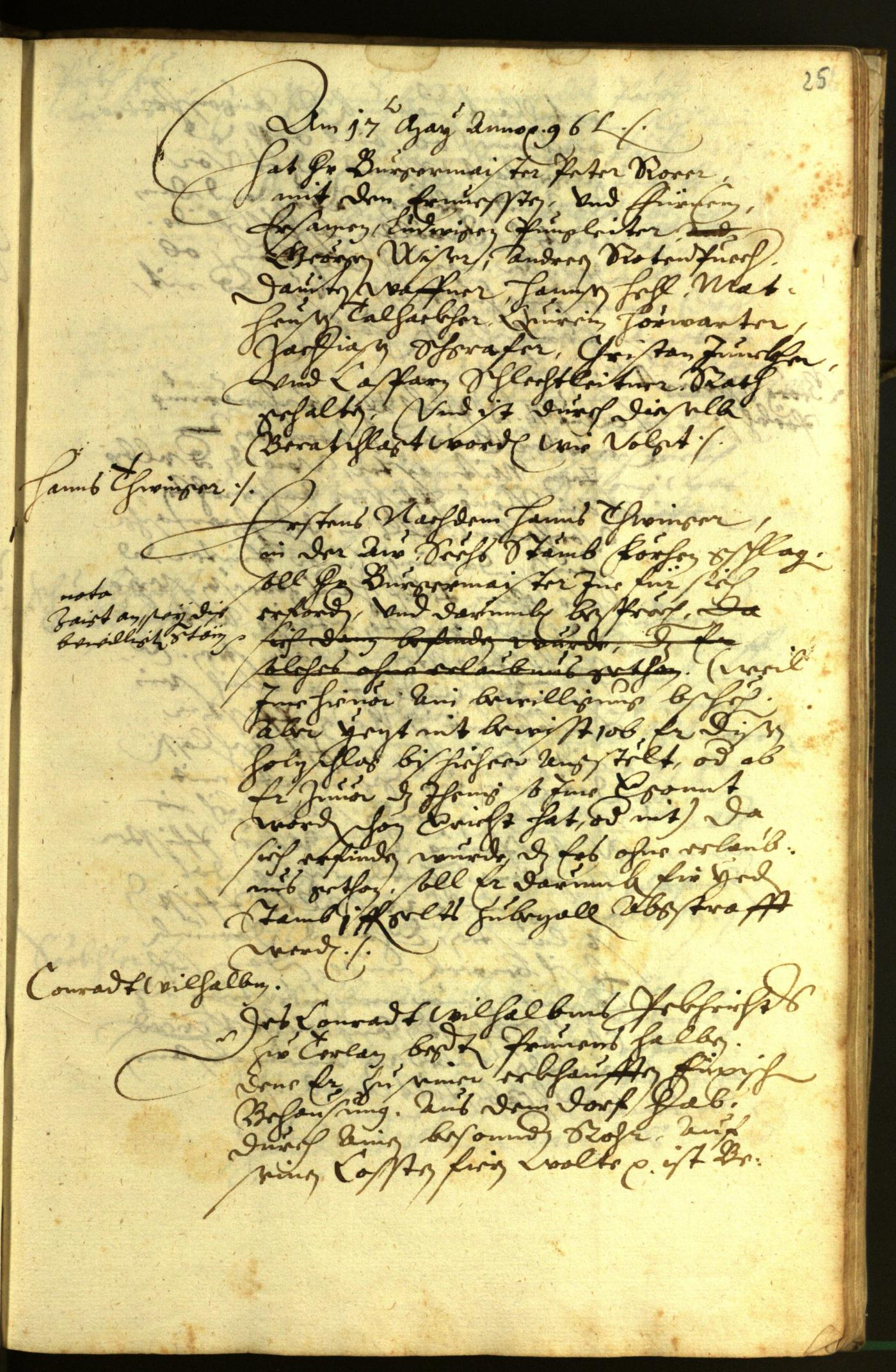 Civic Archives of Bozen-Bolzano - BOhisto Minutes of the council 1596 