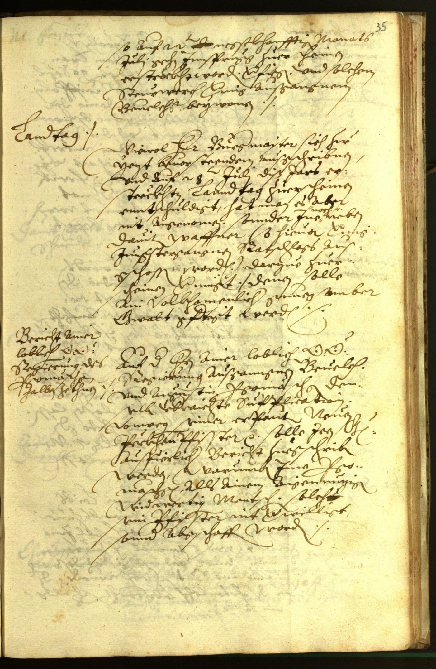 Civic Archives of Bozen-Bolzano - BOhisto Minutes of the council 1596 