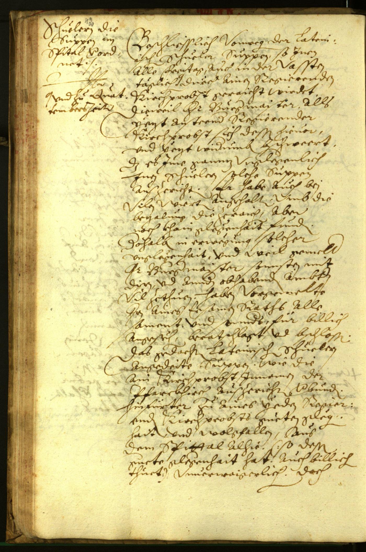 Civic Archives of Bozen-Bolzano - BOhisto Minutes of the council 1596 