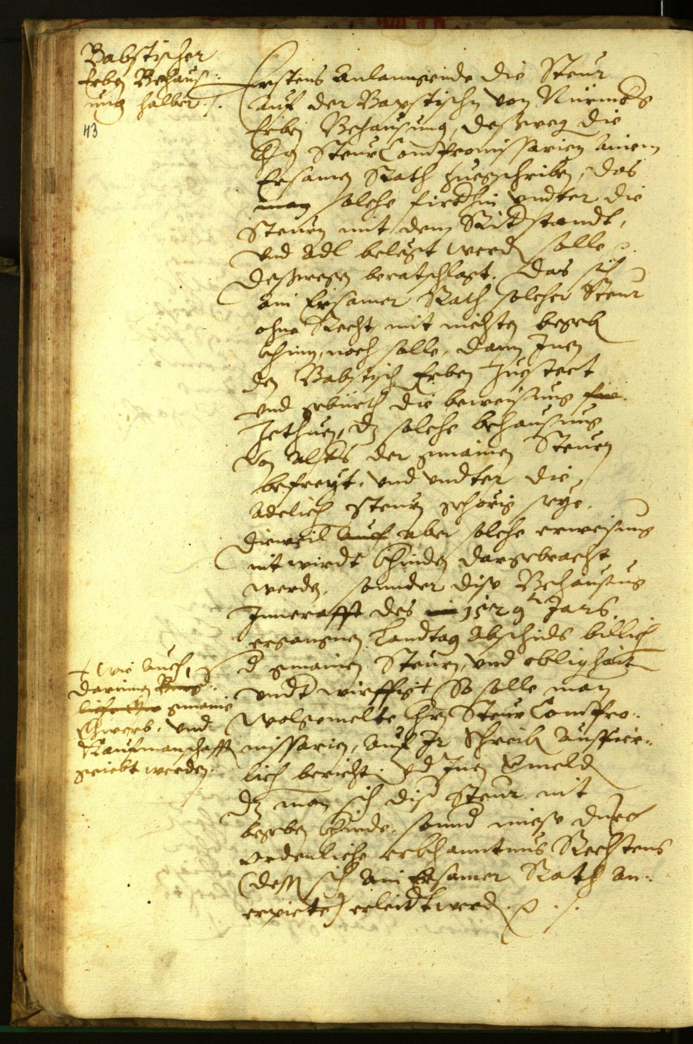 Civic Archives of Bozen-Bolzano - BOhisto Minutes of the council 1596 