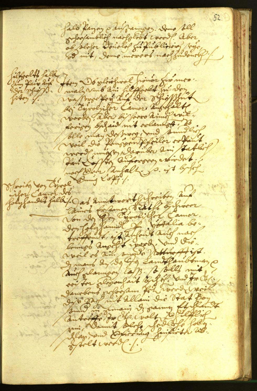 Civic Archives of Bozen-Bolzano - BOhisto Minutes of the council 1596 