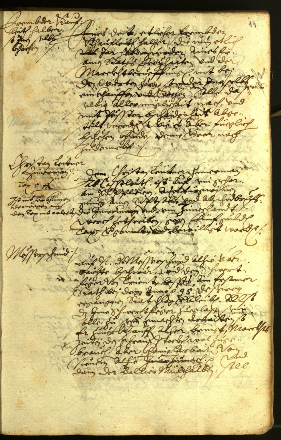 Civic Archives of Bozen-Bolzano - BOhisto Minutes of the council 1596 