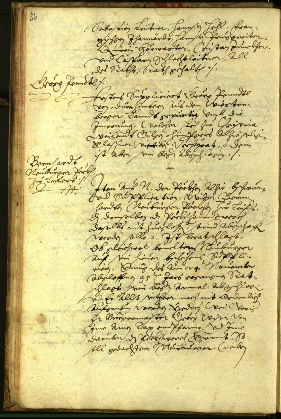 Civic Archives of Bozen-Bolzano - BOhisto Minutes of the council 1596 