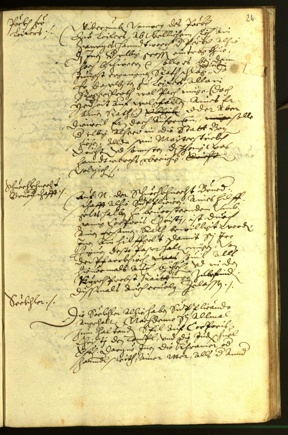 Civic Archives of Bozen-Bolzano - BOhisto Minutes of the council 1596 