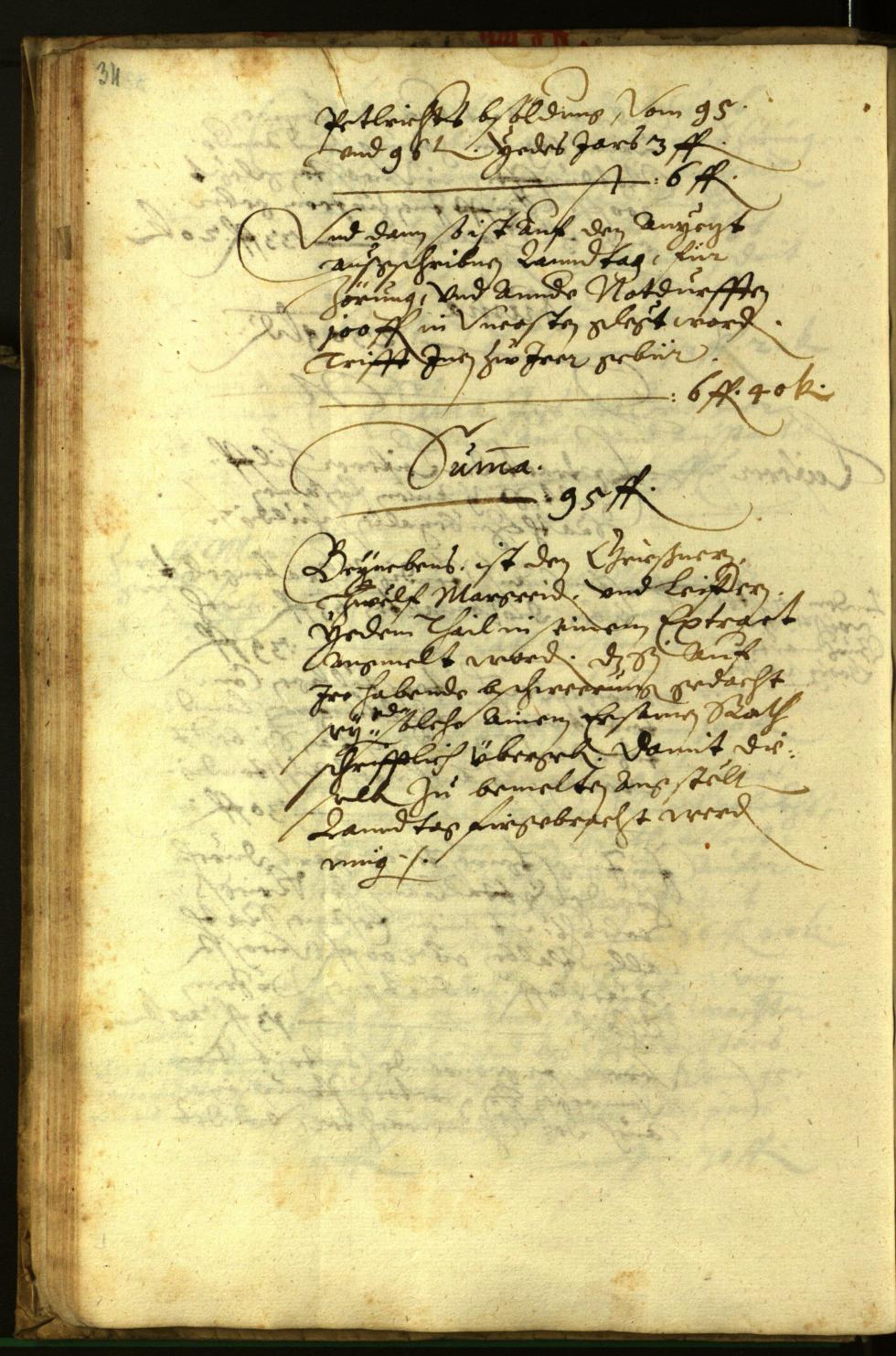 Civic Archives of Bozen-Bolzano - BOhisto Minutes of the council 1596 