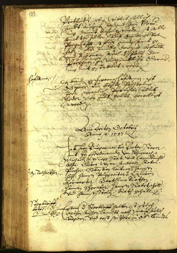 Civic Archives of Bozen-Bolzano - BOhisto Minutes of the council 1597 