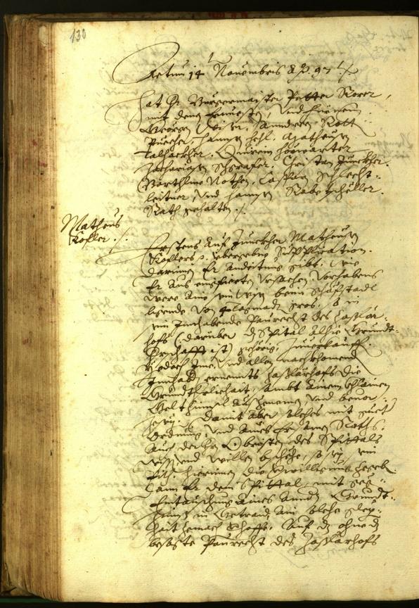 Civic Archives of Bozen-Bolzano - BOhisto Minutes of the council 1597 