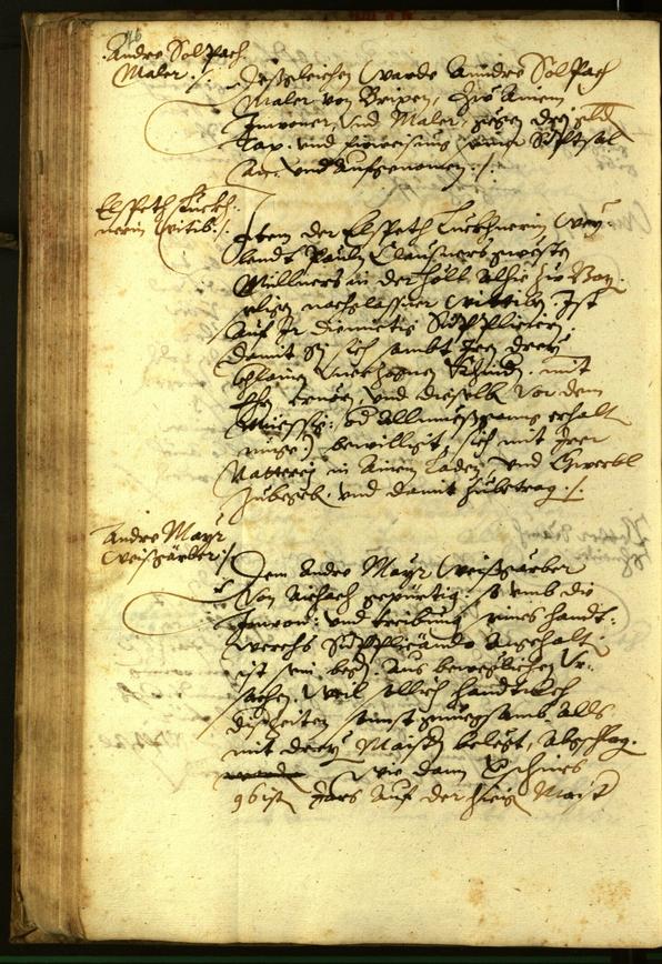 Civic Archives of Bozen-Bolzano - BOhisto Minutes of the council 1597 