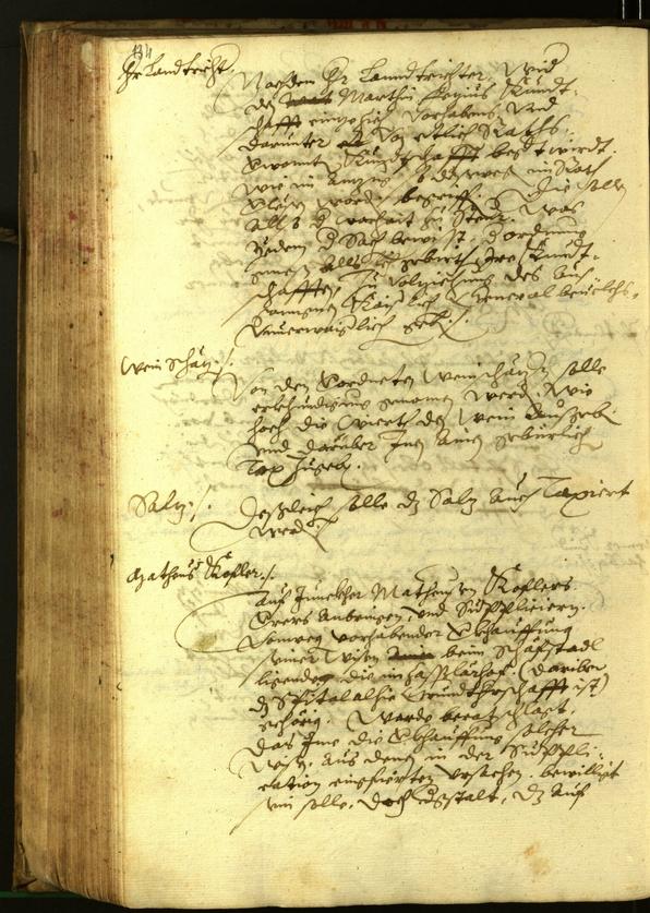 Civic Archives of Bozen-Bolzano - BOhisto Minutes of the council 1597 