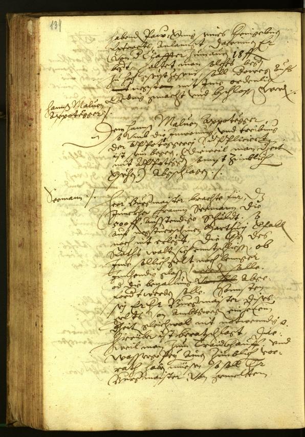 Civic Archives of Bozen-Bolzano - BOhisto Minutes of the council 1597 