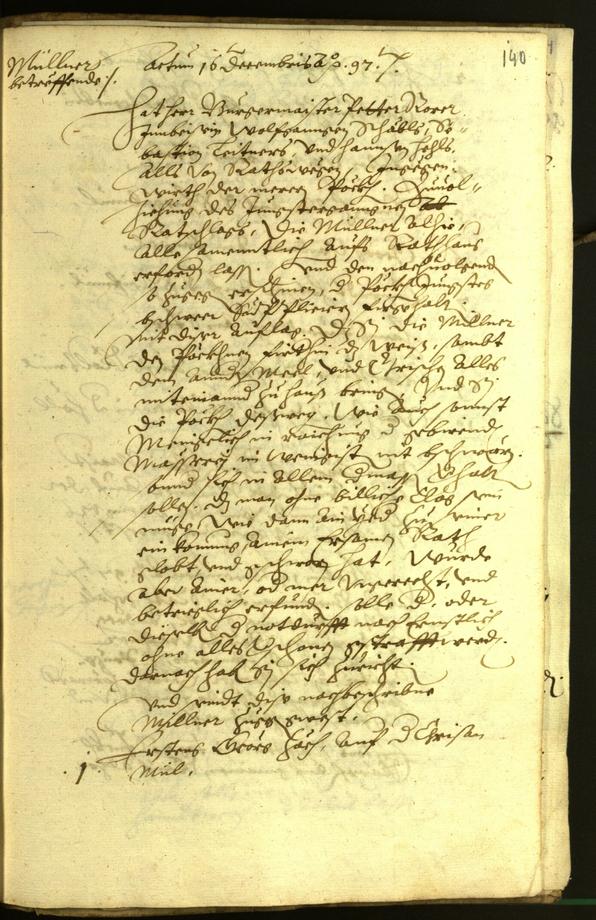 Civic Archives of Bozen-Bolzano - BOhisto Minutes of the council 1597 