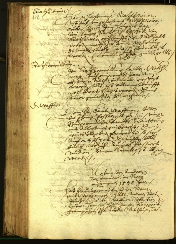 Civic Archives of Bozen-Bolzano - BOhisto Minutes of the council 1597 