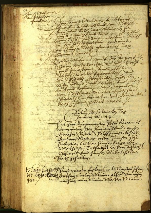 Civic Archives of Bozen-Bolzano - BOhisto Minutes of the council 1597 