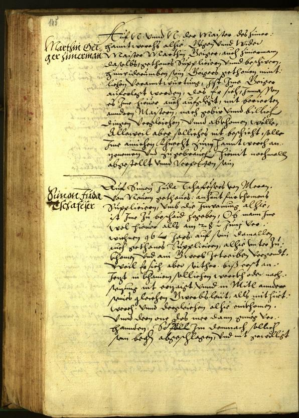 Civic Archives of Bozen-Bolzano - BOhisto Minutes of the council 1597 