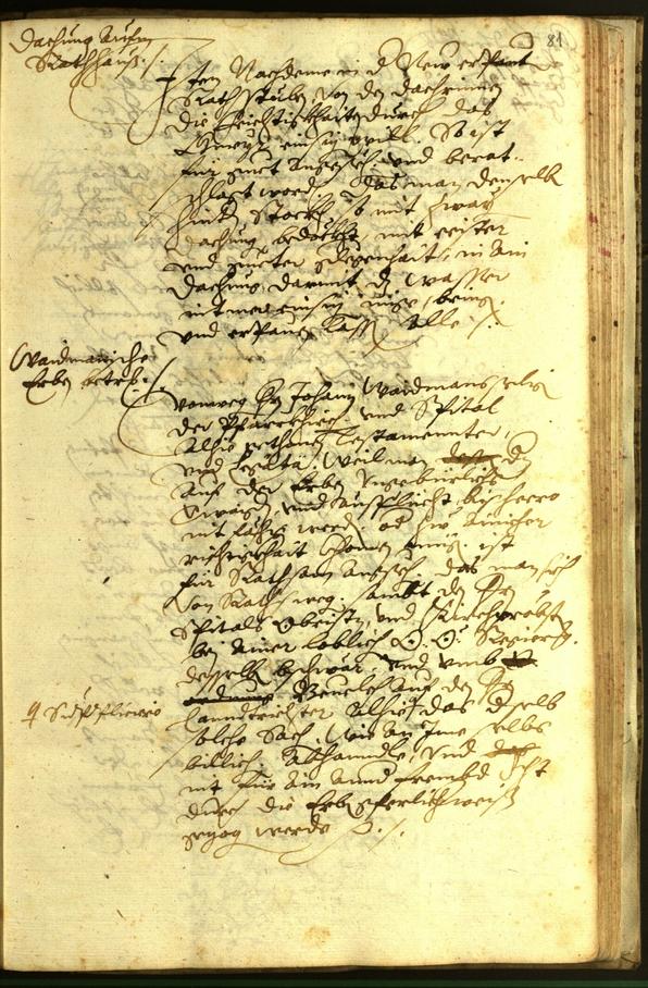 Civic Archives of Bozen-Bolzano - BOhisto Minutes of the council 1597 