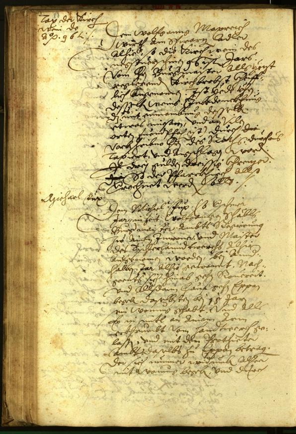 Civic Archives of Bozen-Bolzano - BOhisto Minutes of the council 1597 