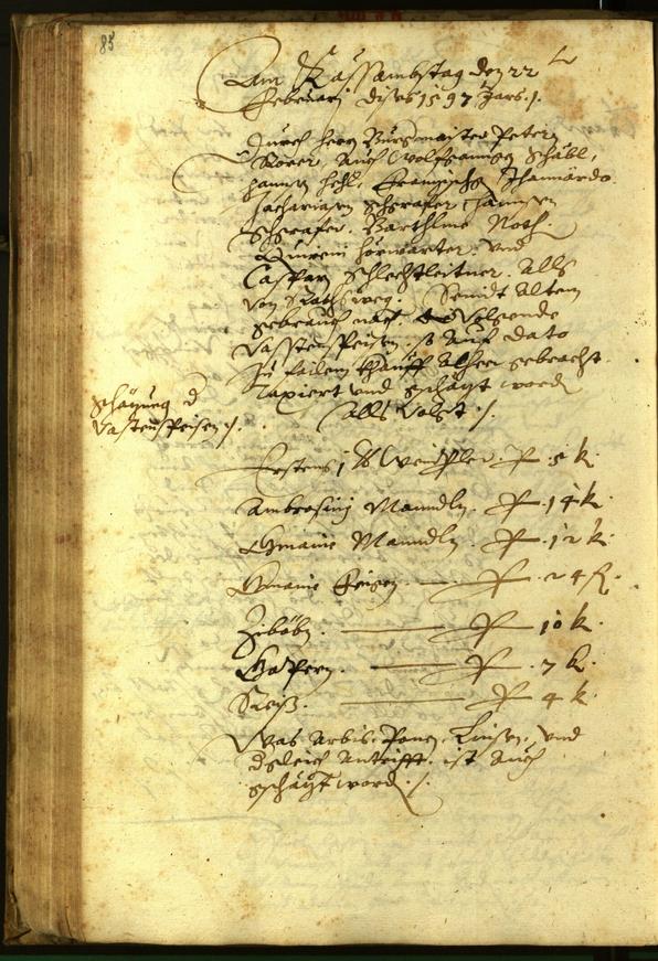 Civic Archives of Bozen-Bolzano - BOhisto Minutes of the council 1597 