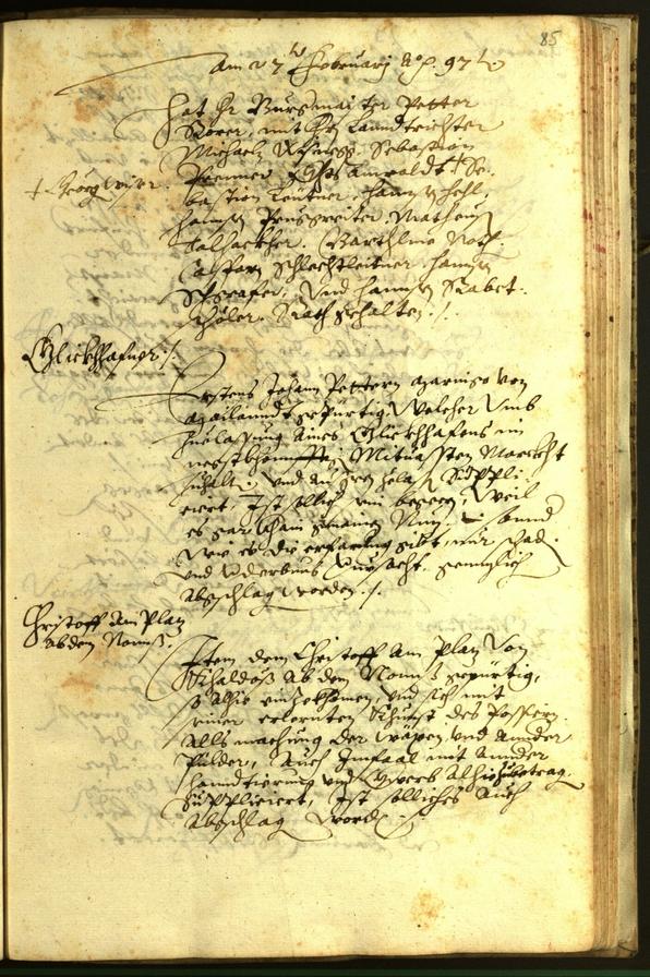 Civic Archives of Bozen-Bolzano - BOhisto Minutes of the council 1597 