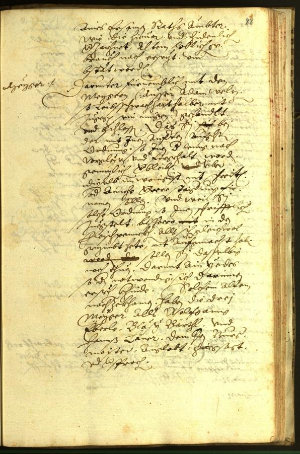 Civic Archives of Bozen-Bolzano - BOhisto Minutes of the council 1597 