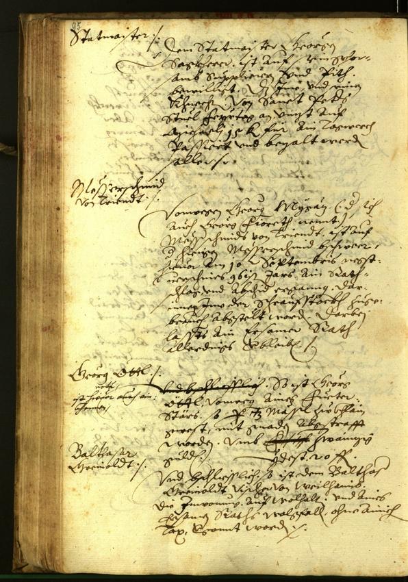 Archivio Storico della Città di Bolzano - BOhisto protocollo consiliare 1597 