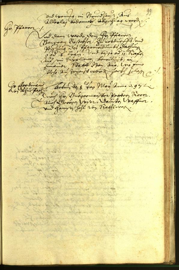 Archivio Storico della Città di Bolzano - BOhisto protocollo consiliare 1597 