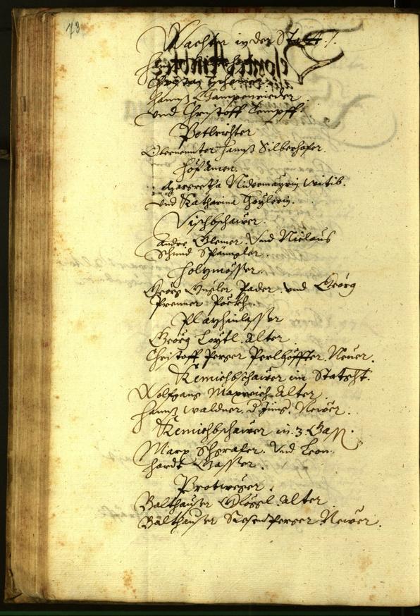 Stadtarchiv Bozen - BOhisto Ratsprotokoll 1597 
