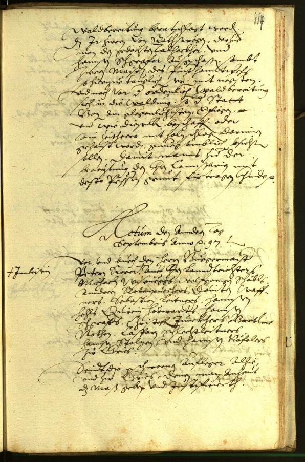 Civic Archives of Bozen-Bolzano - BOhisto Minutes of the council 1597 