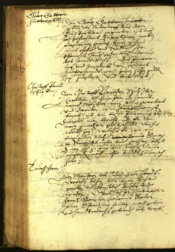 Civic Archives of Bozen-Bolzano - BOhisto Minutes of the council 1597 