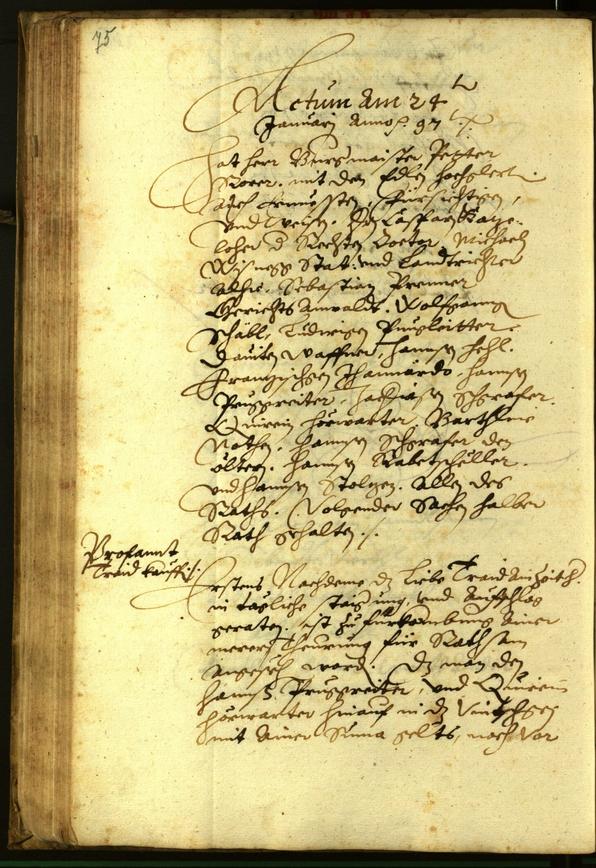 Civic Archives of Bozen-Bolzano - BOhisto Minutes of the council 1597 