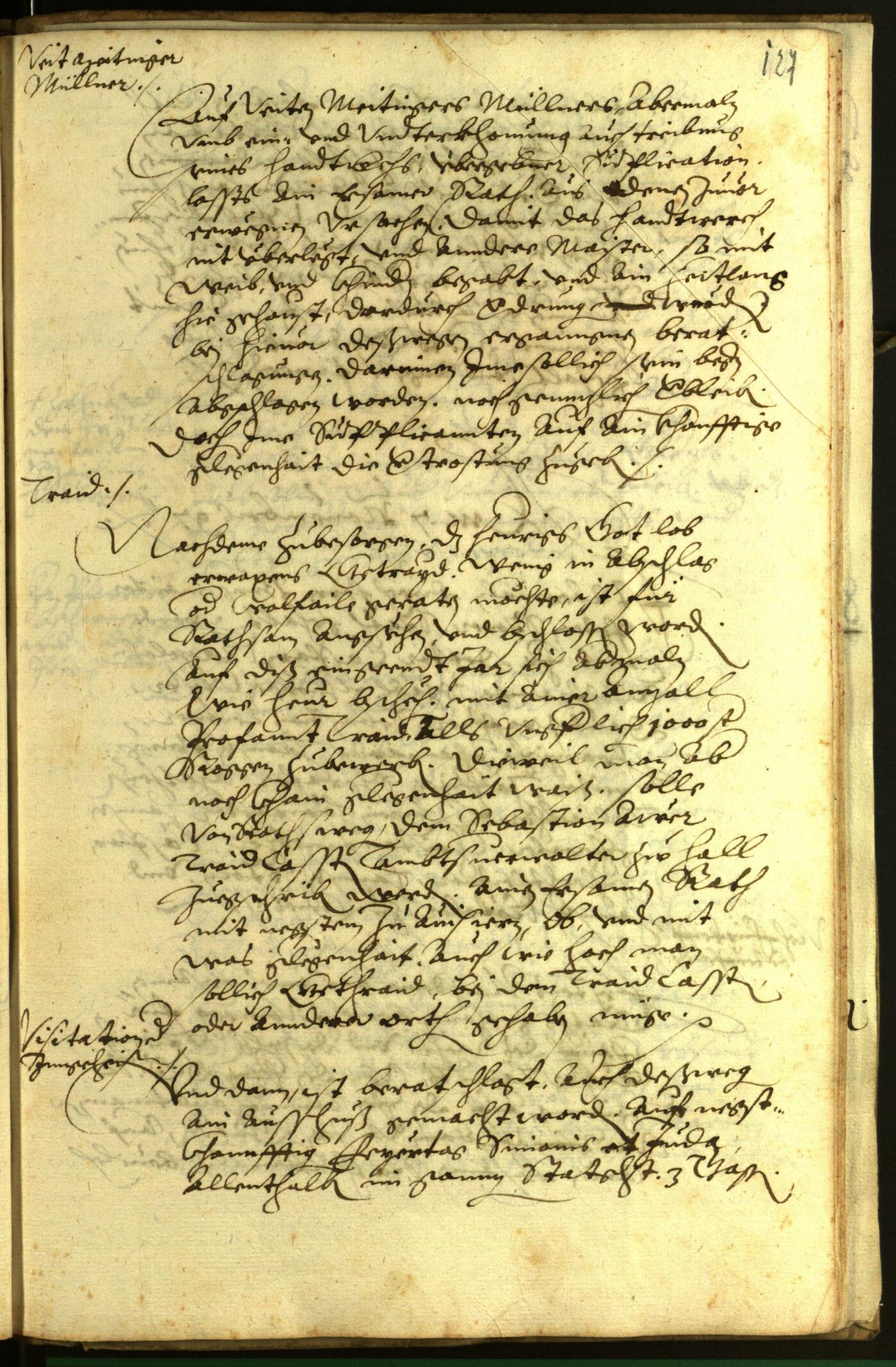 Stadtarchiv Bozen - BOhisto Ratsprotokoll 1597 