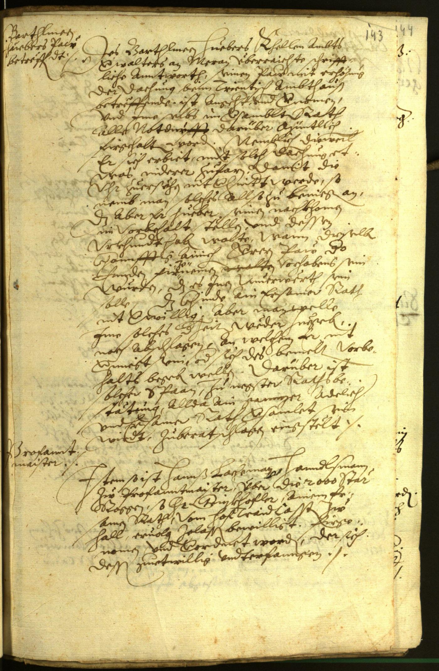 Archivio Storico della Città di Bolzano - BOhisto protocollo consiliare 1597 