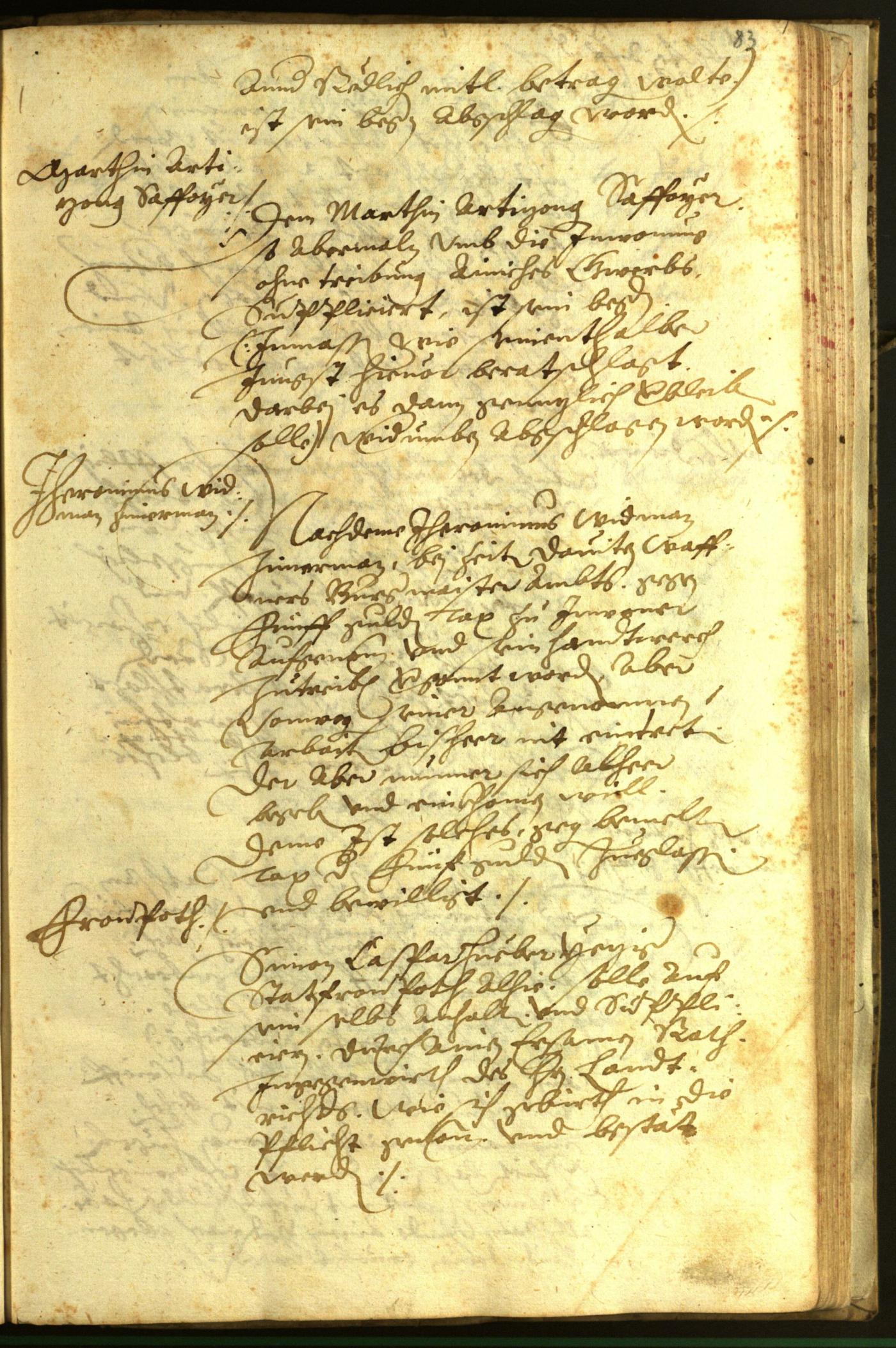 Civic Archives of Bozen-Bolzano - BOhisto Minutes of the council 1597 