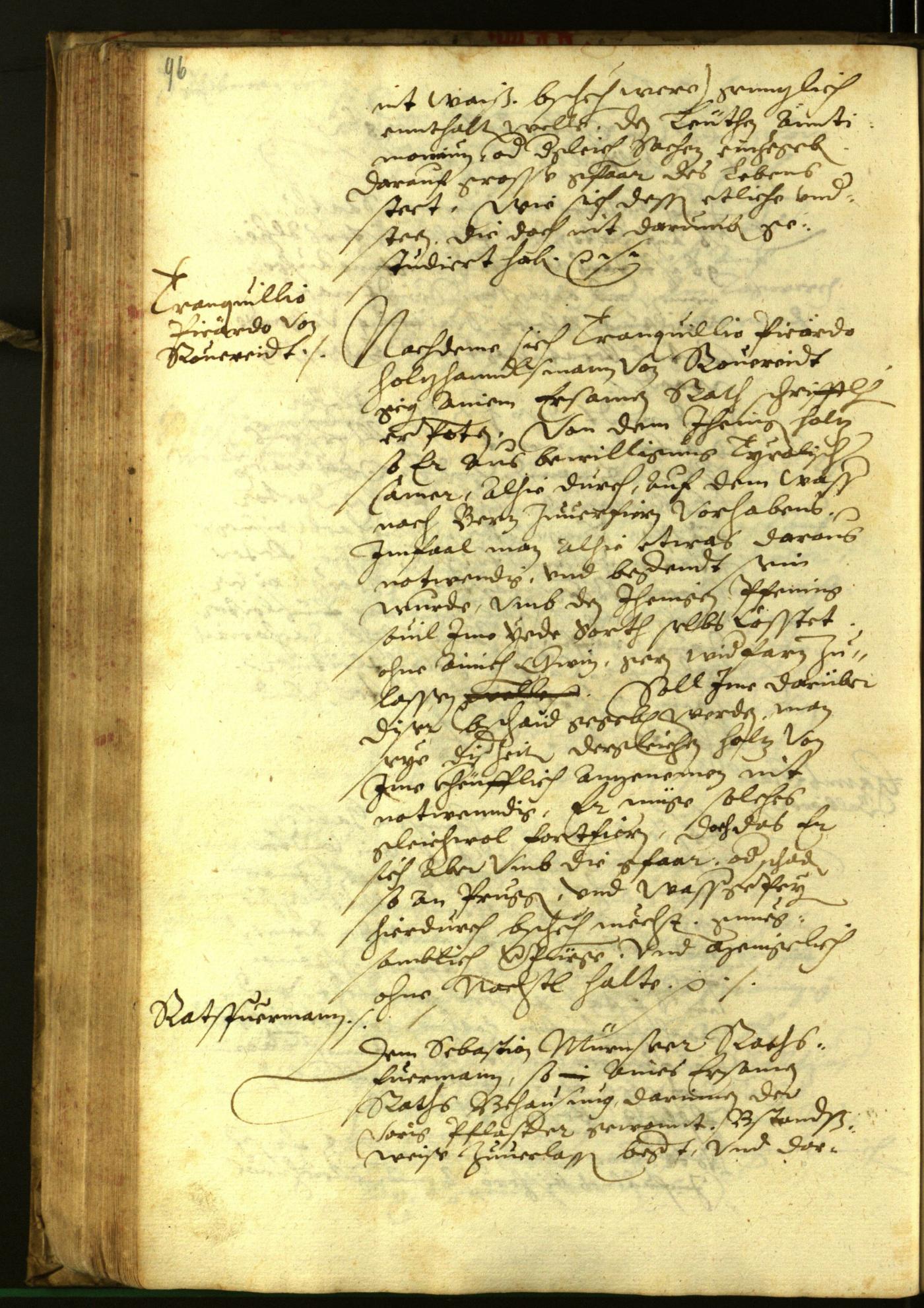 Archivio Storico della Città di Bolzano - BOhisto protocollo consiliare 1597 