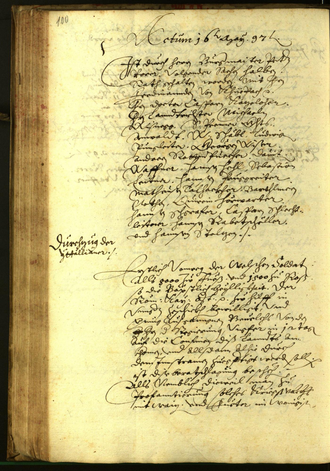 Civic Archives of Bozen-Bolzano - BOhisto Minutes of the council 1597 