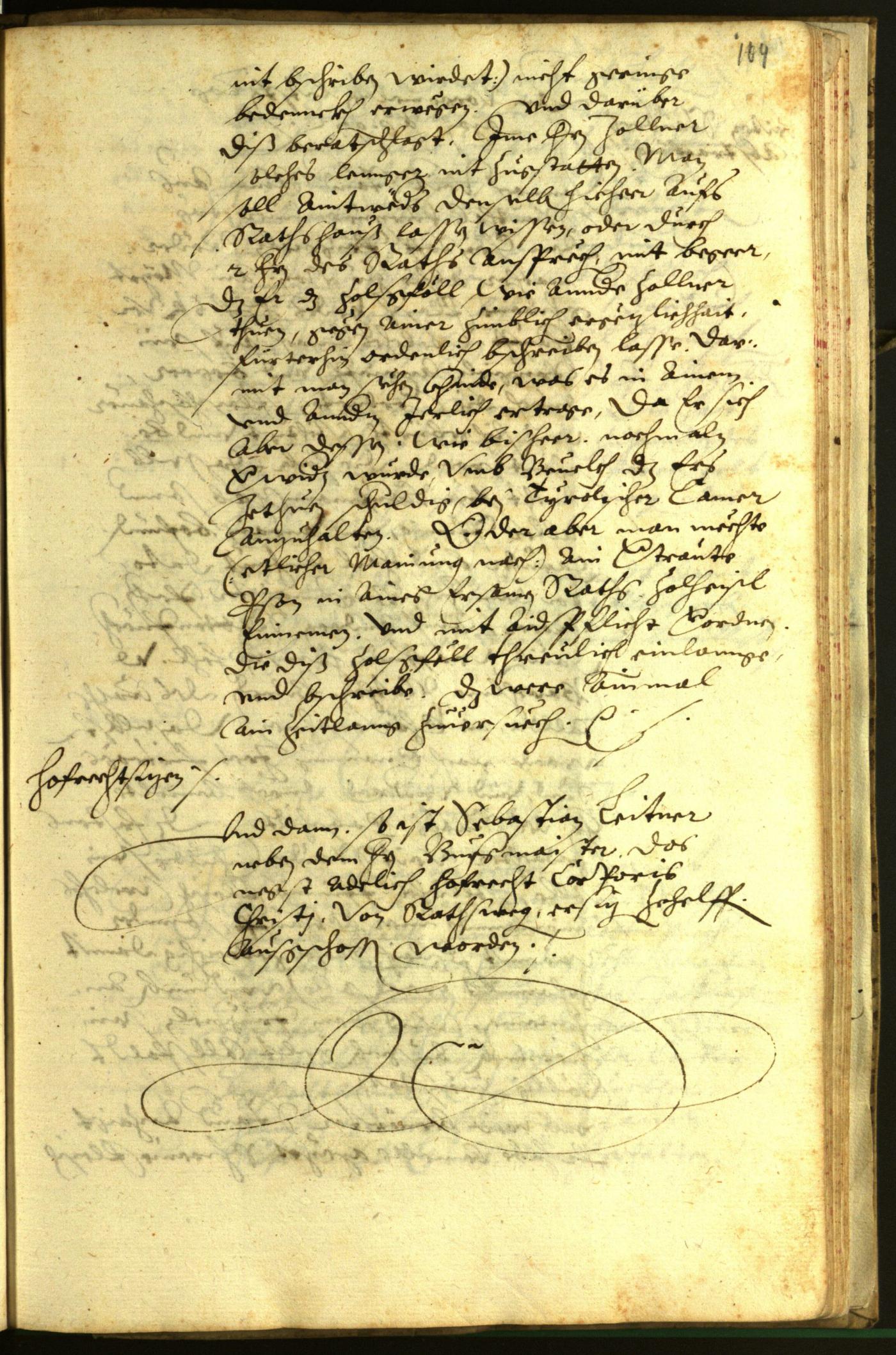 Stadtarchiv Bozen - BOhisto Ratsprotokoll 1597 