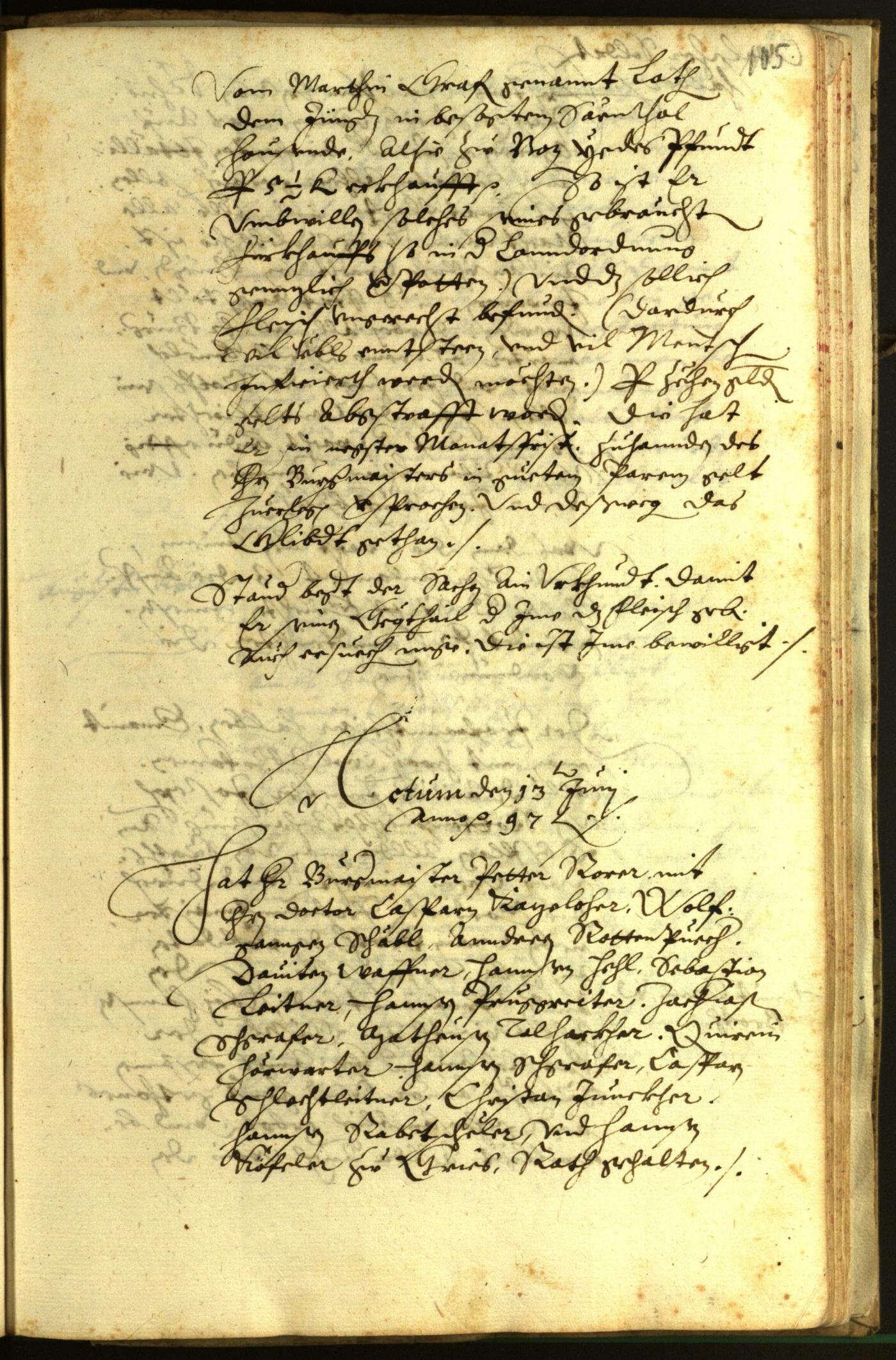 Civic Archives of Bozen-Bolzano - BOhisto Minutes of the council 1597 