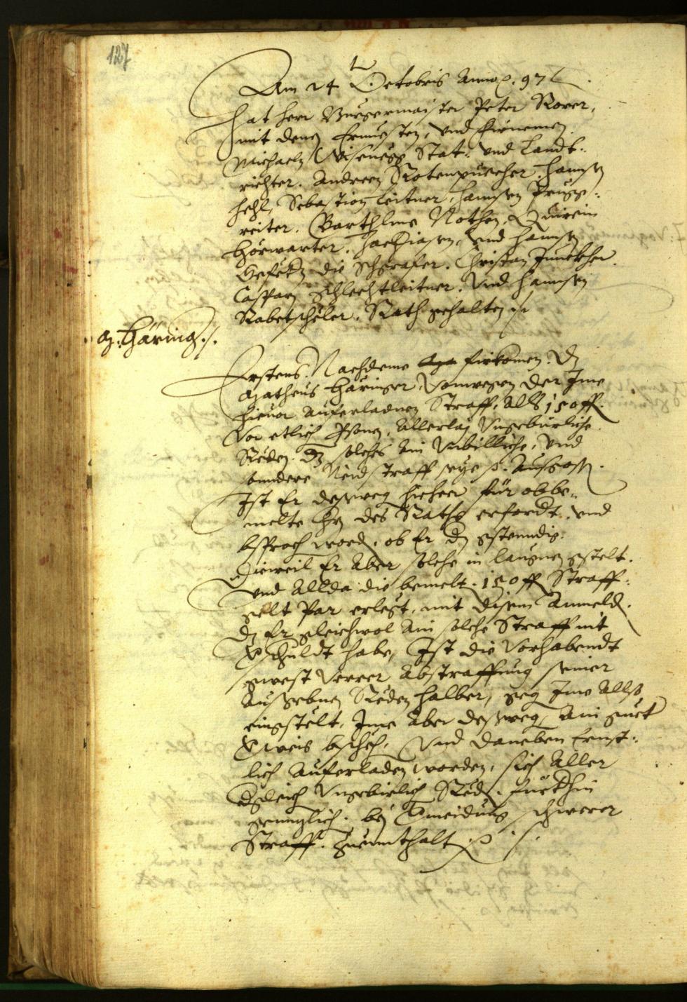 Civic Archives of Bozen-Bolzano - BOhisto Minutes of the council 1597 