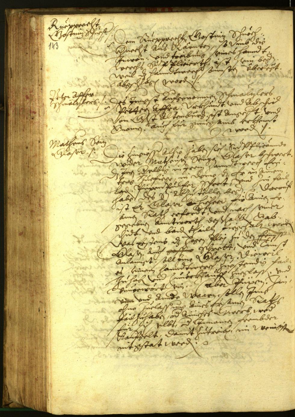 Civic Archives of Bozen-Bolzano - BOhisto Minutes of the council 1597 