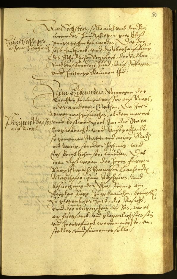 Stadtarchiv Bozen - BOhisto Ratsprotokoll 1598 