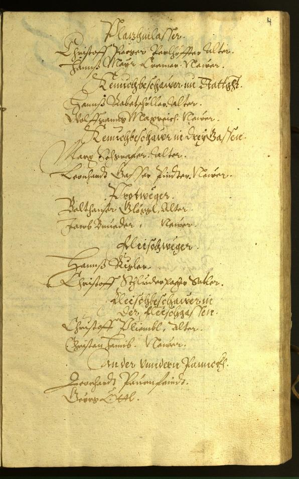 Stadtarchiv Bozen - BOhisto Ratsprotokoll 1598 