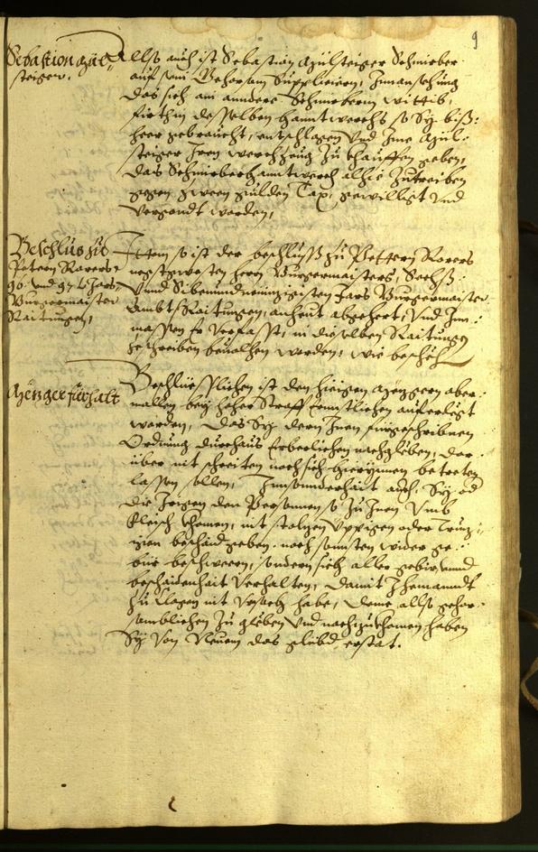 Civic Archives of Bozen-Bolzano - BOhisto Minutes of the council 1598 