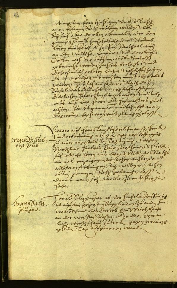 Civic Archives of Bozen-Bolzano - BOhisto Minutes of the council 1598 