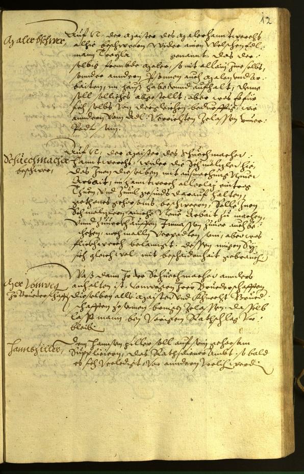 Civic Archives of Bozen-Bolzano - BOhisto Minutes of the council 1598 