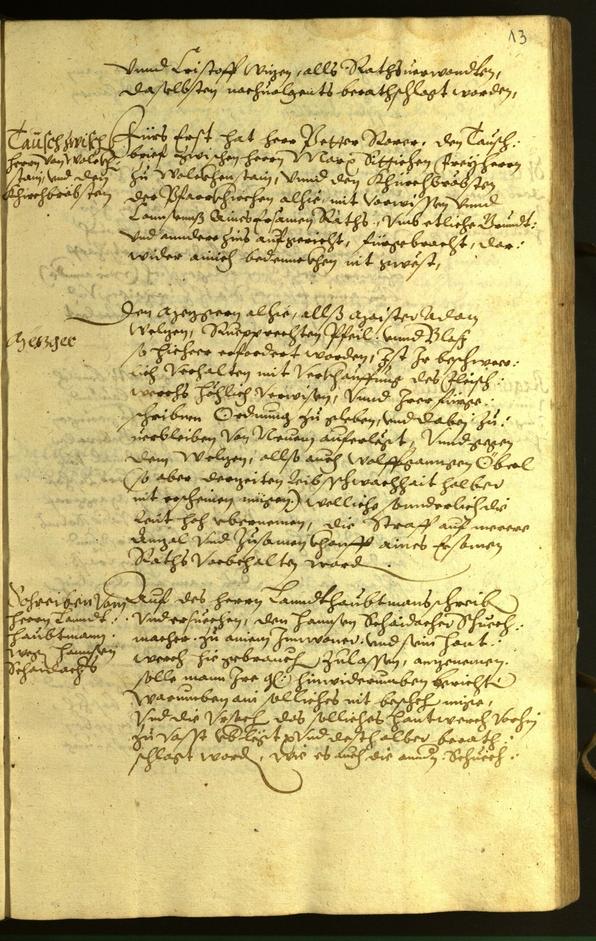 Civic Archives of Bozen-Bolzano - BOhisto Minutes of the council 1598 