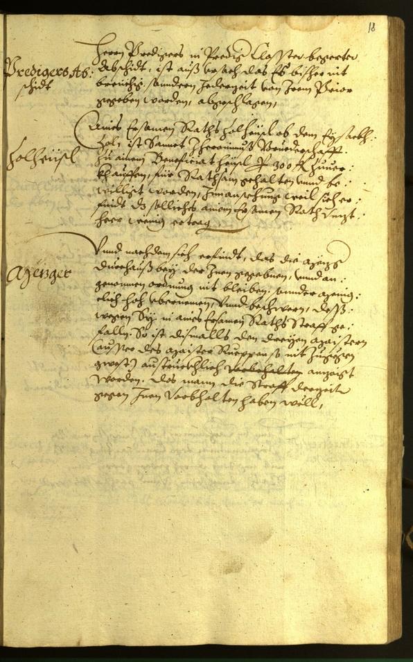 Civic Archives of Bozen-Bolzano - BOhisto Minutes of the council 1598 