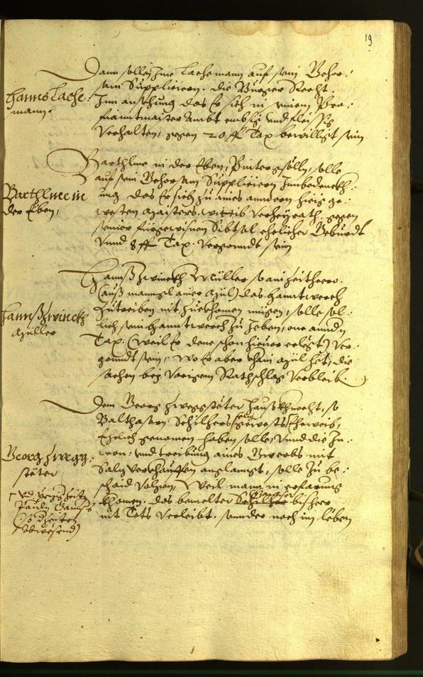 Civic Archives of Bozen-Bolzano - BOhisto Minutes of the council 1598 