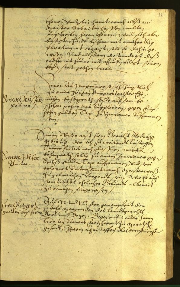 Civic Archives of Bozen-Bolzano - BOhisto Minutes of the council 1598 