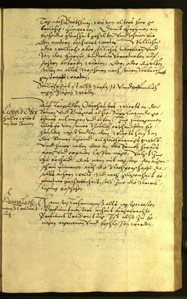 Civic Archives of Bozen-Bolzano - BOhisto Minutes of the council 1598 