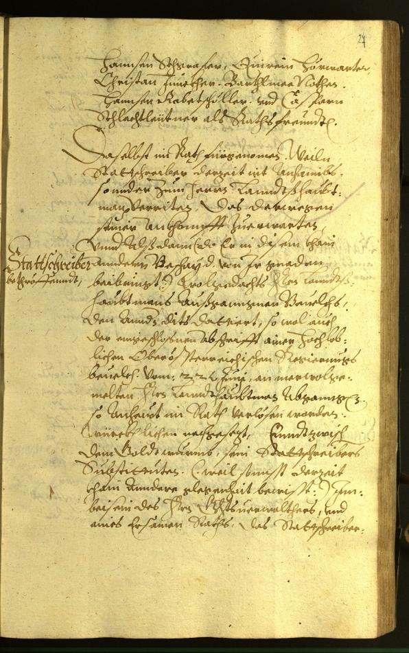 Civic Archives of Bozen-Bolzano - BOhisto Minutes of the council 1598 