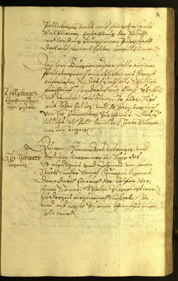 Civic Archives of Bozen-Bolzano - BOhisto Minutes of the council 1598 